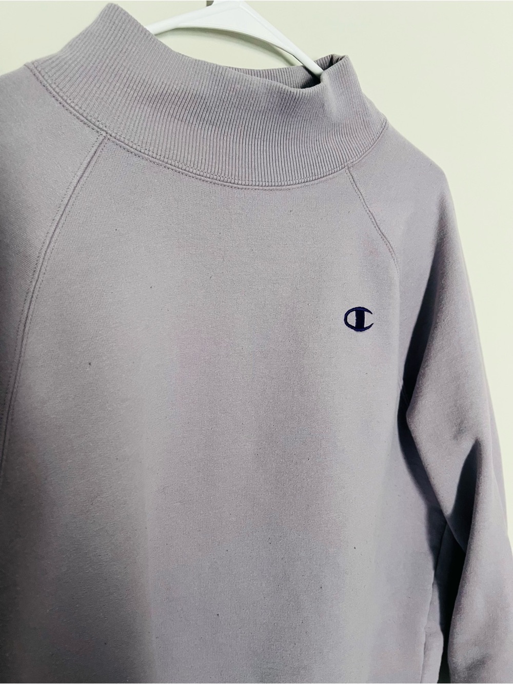 Champion Lavender Mockneck Sweatshirt - Women's Light Purple - Picture 6 of 8